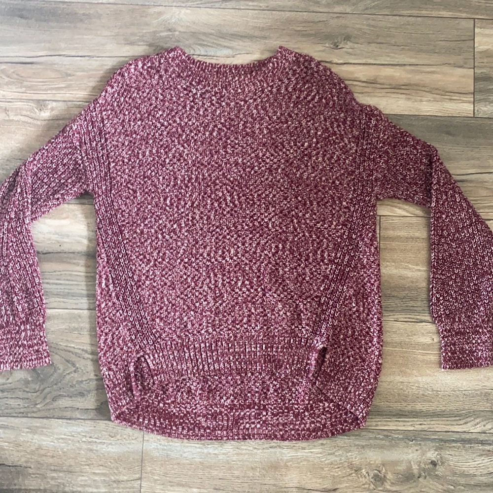 Burgundy Sweater